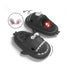 Sharkicks Basic - Hiver, Chaussons Requins Lapin, Talon Ouvert